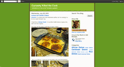 Desktop Screenshot of curiositykilledthecook.blogspot.com