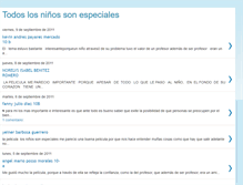 Tablet Screenshot of losninossonespeciales.blogspot.com