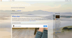 Desktop Screenshot of goodenoughknits.blogspot.com