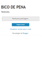 Mobile Screenshot of bicodepena.blogspot.com