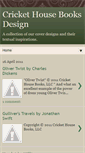 Mobile Screenshot of crickethousebooks.blogspot.com