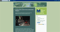 Desktop Screenshot of condotelinvestments.blogspot.com