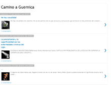 Tablet Screenshot of caminoaguernica.blogspot.com