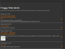 Tablet Screenshot of froggy-webteknik.blogspot.com