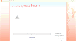 Desktop Screenshot of elescaparatefucsia.blogspot.com