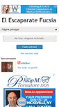 Mobile Screenshot of elescaparatefucsia.blogspot.com