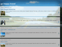 Tablet Screenshot of gohappytravel.blogspot.com