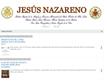 Tablet Screenshot of hermandadnuestropadrejesusnazareno.blogspot.com