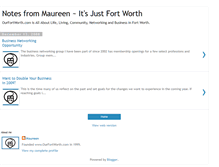 Tablet Screenshot of maureen-ourfortworth.blogspot.com
