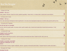 Tablet Screenshot of kuransevgisi.blogspot.com