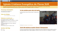 Desktop Screenshot of iglesiafloressur.blogspot.com