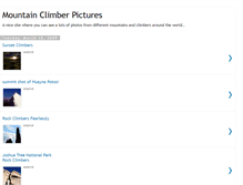 Tablet Screenshot of mountain-climber-pictures.blogspot.com