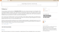 Desktop Screenshot of expirationnotice.blogspot.com