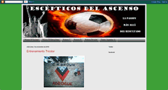 Desktop Screenshot of escepticosdelascenso.blogspot.com