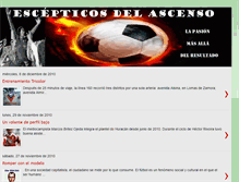 Tablet Screenshot of escepticosdelascenso.blogspot.com
