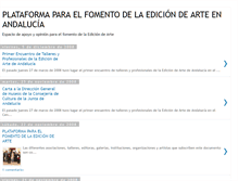 Tablet Screenshot of fomento-edicion-arte.blogspot.com