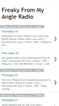 Mobile Screenshot of freakyfrommyangle.blogspot.com