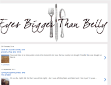 Tablet Screenshot of eyesbiggerthanbelly.blogspot.com