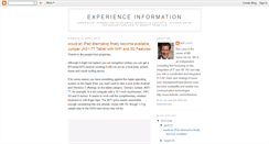 Desktop Screenshot of experienceinformation.blogspot.com