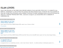 Tablet Screenshot of islamlovers.blogspot.com