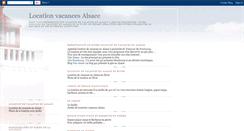 Desktop Screenshot of location-alsace-vacances.blogspot.com