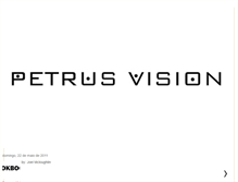 Tablet Screenshot of petrusvision.blogspot.com