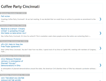 Tablet Screenshot of coffeepartycincinnati.blogspot.com