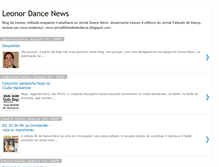 Tablet Screenshot of leonordancenews.blogspot.com