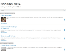 Tablet Screenshot of eksplorasi-dunia.blogspot.com