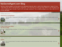 Tablet Screenshot of mysecretagentblog.blogspot.com