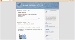 Desktop Screenshot of globalsoundsjoy949.blogspot.com