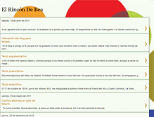 Tablet Screenshot of elriincondebea.blogspot.com