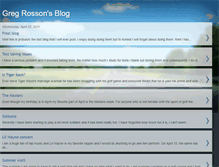 Tablet Screenshot of gregtrosson.blogspot.com