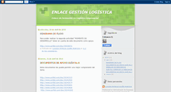 Desktop Screenshot of enlacegestionlogistica.blogspot.com