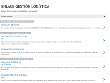 Tablet Screenshot of enlacegestionlogistica.blogspot.com