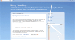 Desktop Screenshot of handylinux.blogspot.com