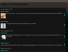 Tablet Screenshot of angiecoxphotography.blogspot.com