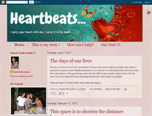 Tablet Screenshot of nadiasofia-heartbeats.blogspot.com