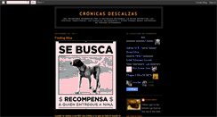 Desktop Screenshot of cronicasdescalzas.blogspot.com