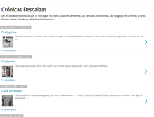 Tablet Screenshot of cronicasdescalzas.blogspot.com