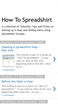 Mobile Screenshot of howtospreadshirt.blogspot.com