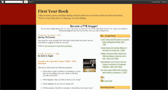 Desktop Screenshot of firstyearbook.blogspot.com