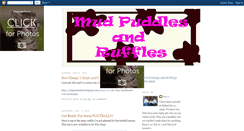 Desktop Screenshot of mudpuddlesandruffles.blogspot.com