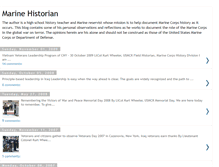 Tablet Screenshot of marinehistorian.blogspot.com