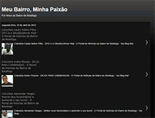 Tablet Screenshot of meubairrominhapaixao.blogspot.com