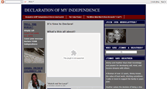 Desktop Screenshot of declaringmyindependence.blogspot.com