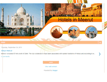 Tablet Screenshot of hotelsinmeerut.blogspot.com