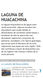 Mobile Screenshot of lagunadehuacachina13.blogspot.com