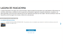 Tablet Screenshot of lagunadehuacachina13.blogspot.com