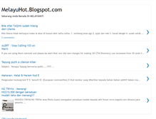 Tablet Screenshot of melayuhot.blogspot.com